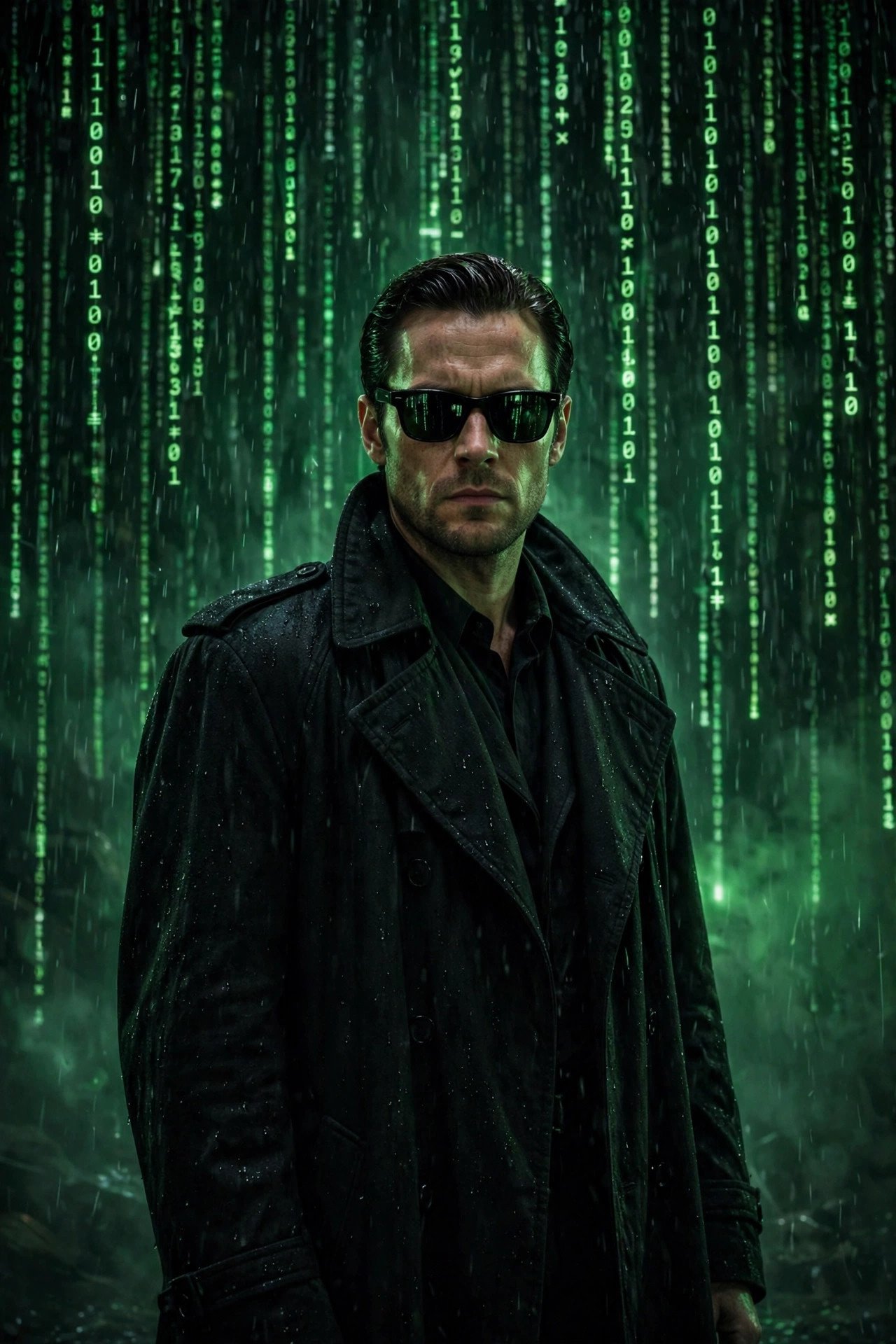 Keanu Reeves as Neo in The Matrix, the film that redefined science fiction